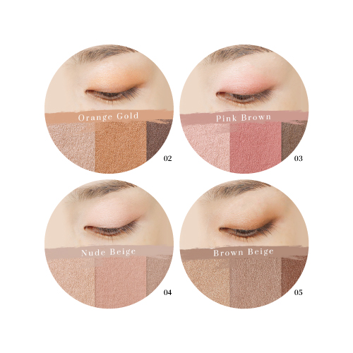 PHẤN MẮT HỮU CƠ 3 TRONG 1 - naturaglacé EYE COLOR PALETTE