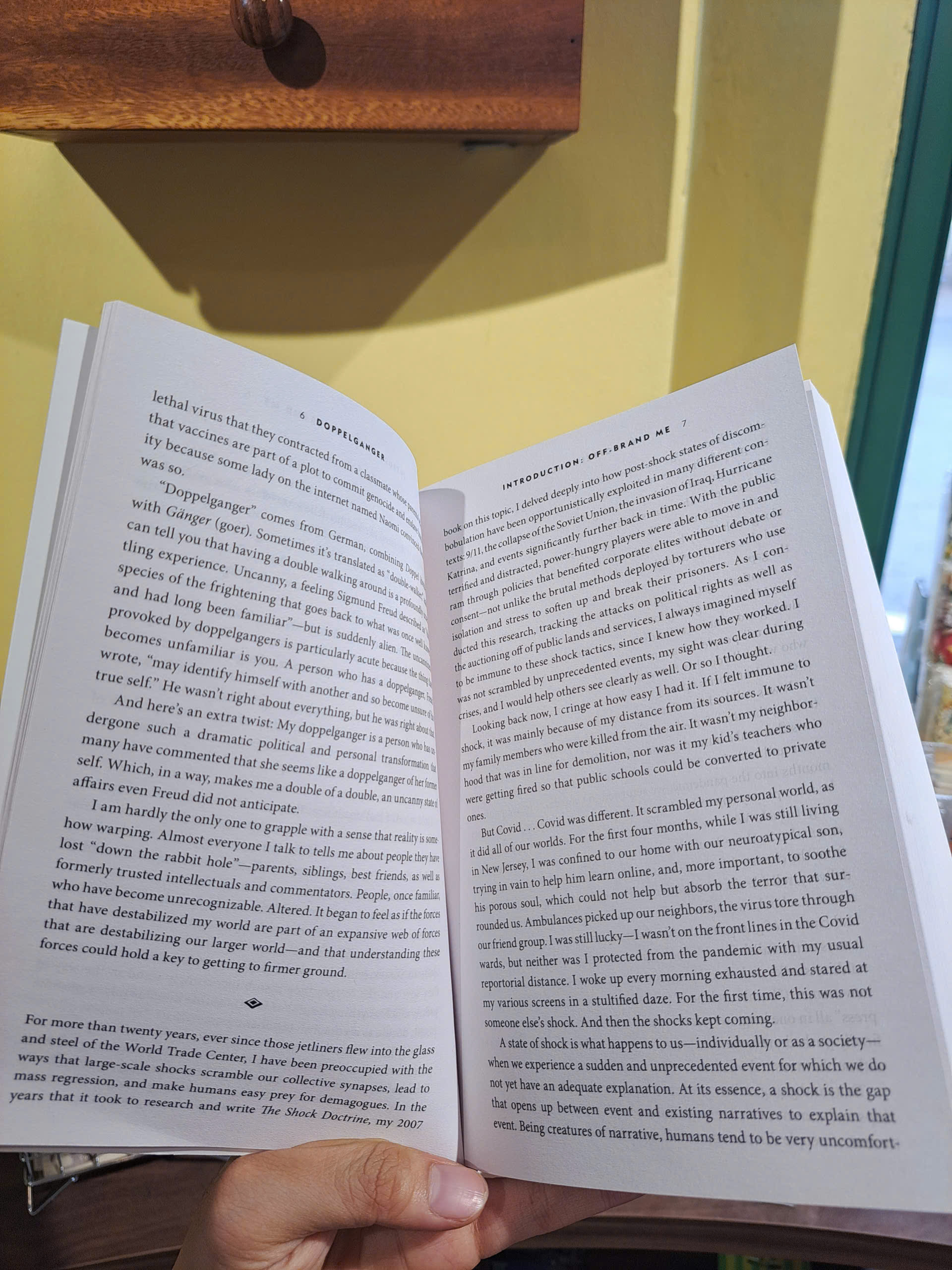 Sách - Doppelganger: A Trip Into the Mirror World by Naomi Klein | NonFiction / Politics / Ngoại văn