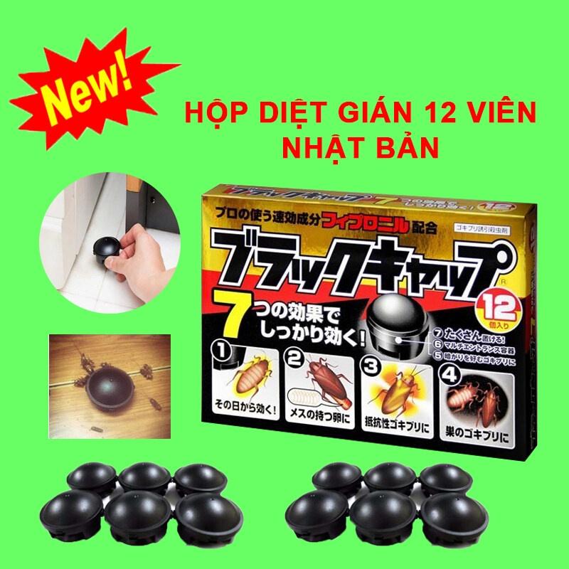 Thuốc diệt gián đuổi gián Nhật Bản hộp 12 viên an toàn hiệu quả cho con người và vật nuôi