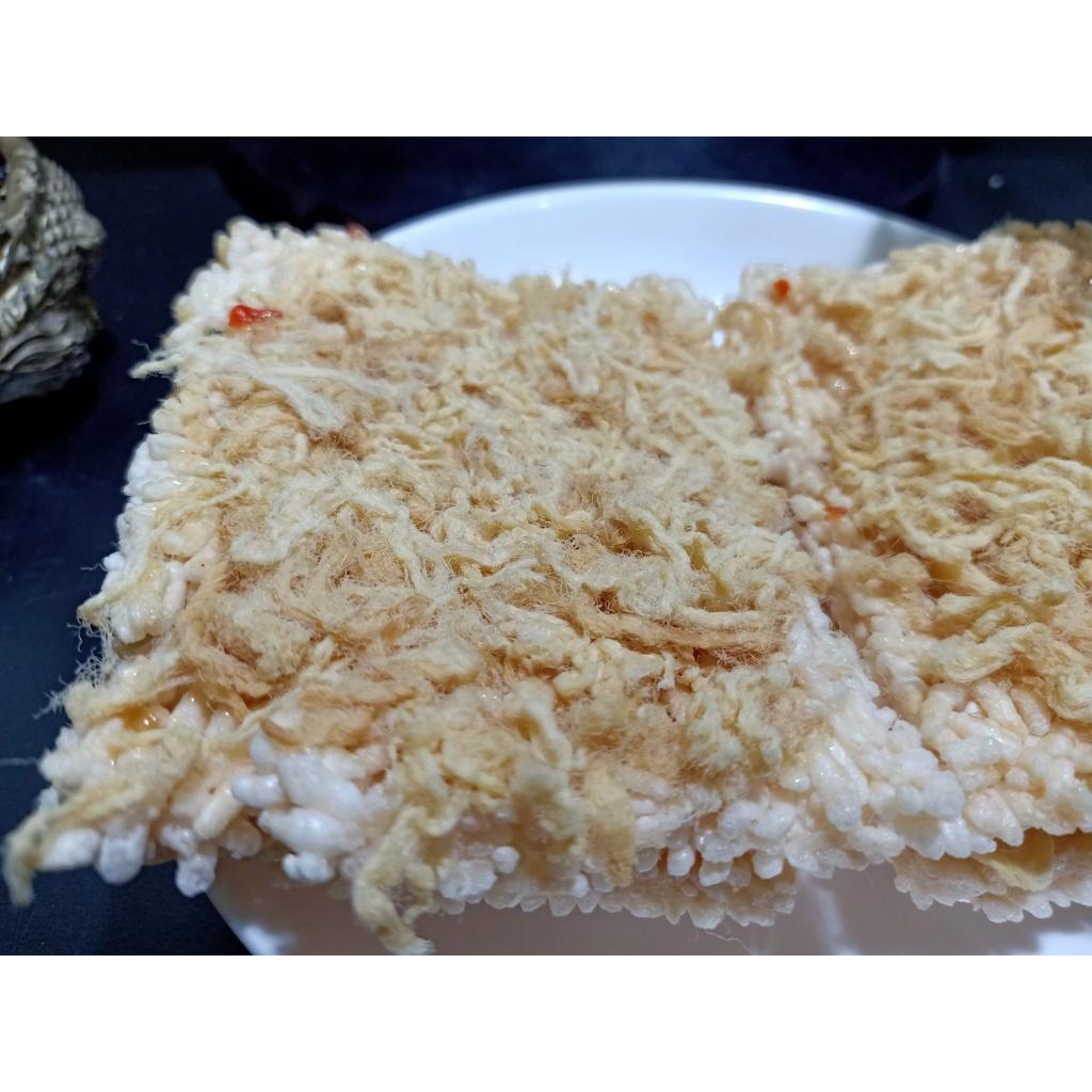 CƠM CHÁY NẾP TƯƠI CHƯA CHIÊN 10X10CM, LÀM CƠM CHÁY CHÀ BÔNG