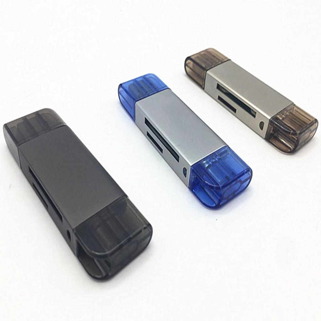 Multifunctional Type C/USB2.0/Micro USB /TF Card Reader