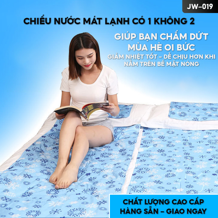 Giường Nệm Nước Làm Mát Mùa Hè Sử Dụng Cho Gia Đình Nhiều Kích Cỡ Thích Hợp Có Van Thoát Hoặc Châm Nước Tiện Lợi JW-019