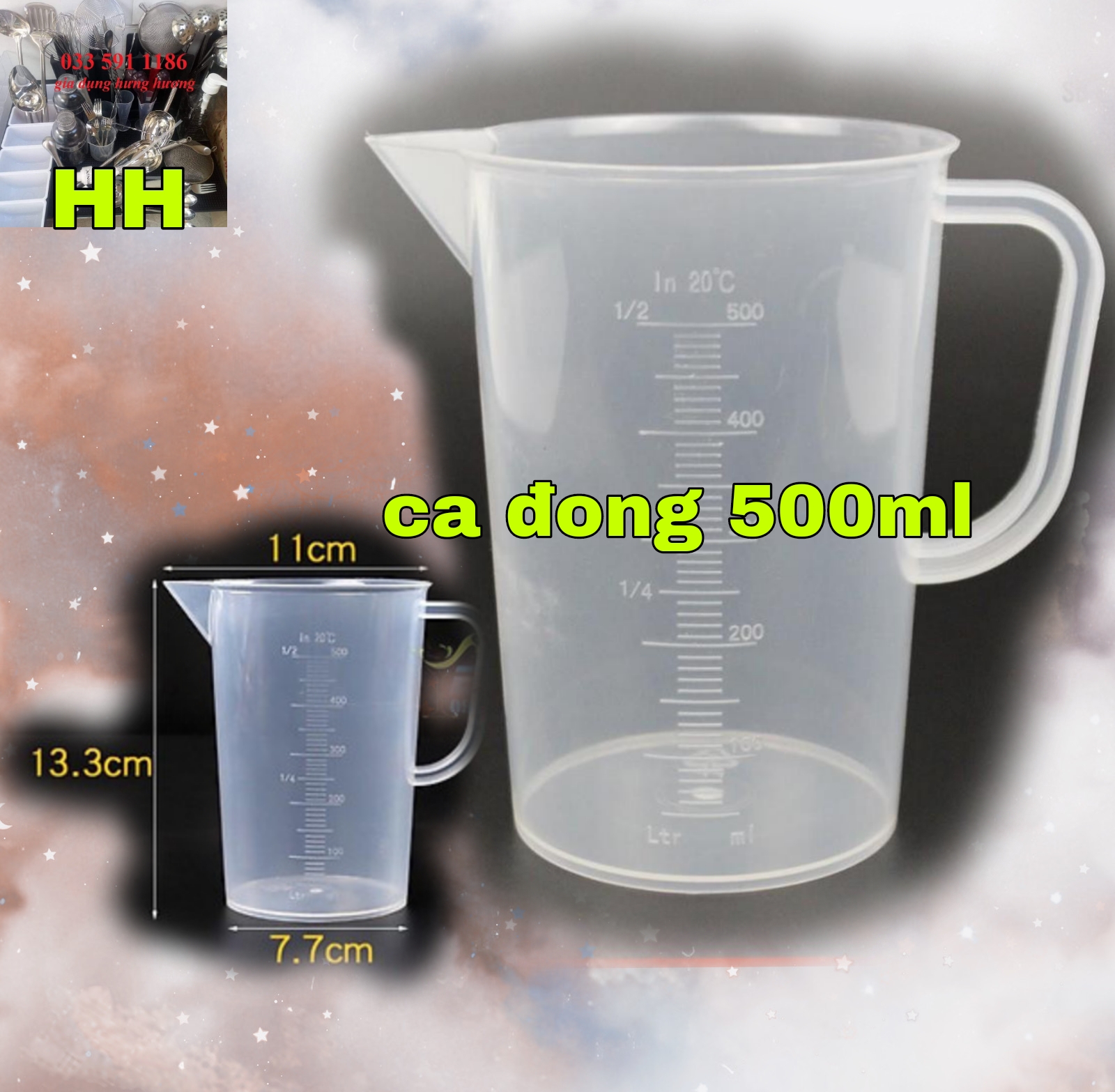 Combo 6 món cho bộ dụng cụ pha chế chuyên nghiệp (ca 500-250-100ml, thìa nâu 10g, thìa khuấy inox, vợt múc trân châu)