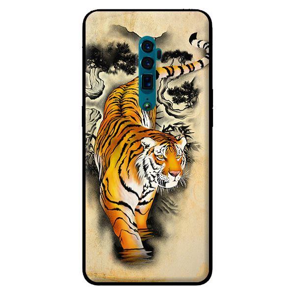 Ốp lưng dành cho Oppo Reno 10x - Hổ  - hàng chính hãng