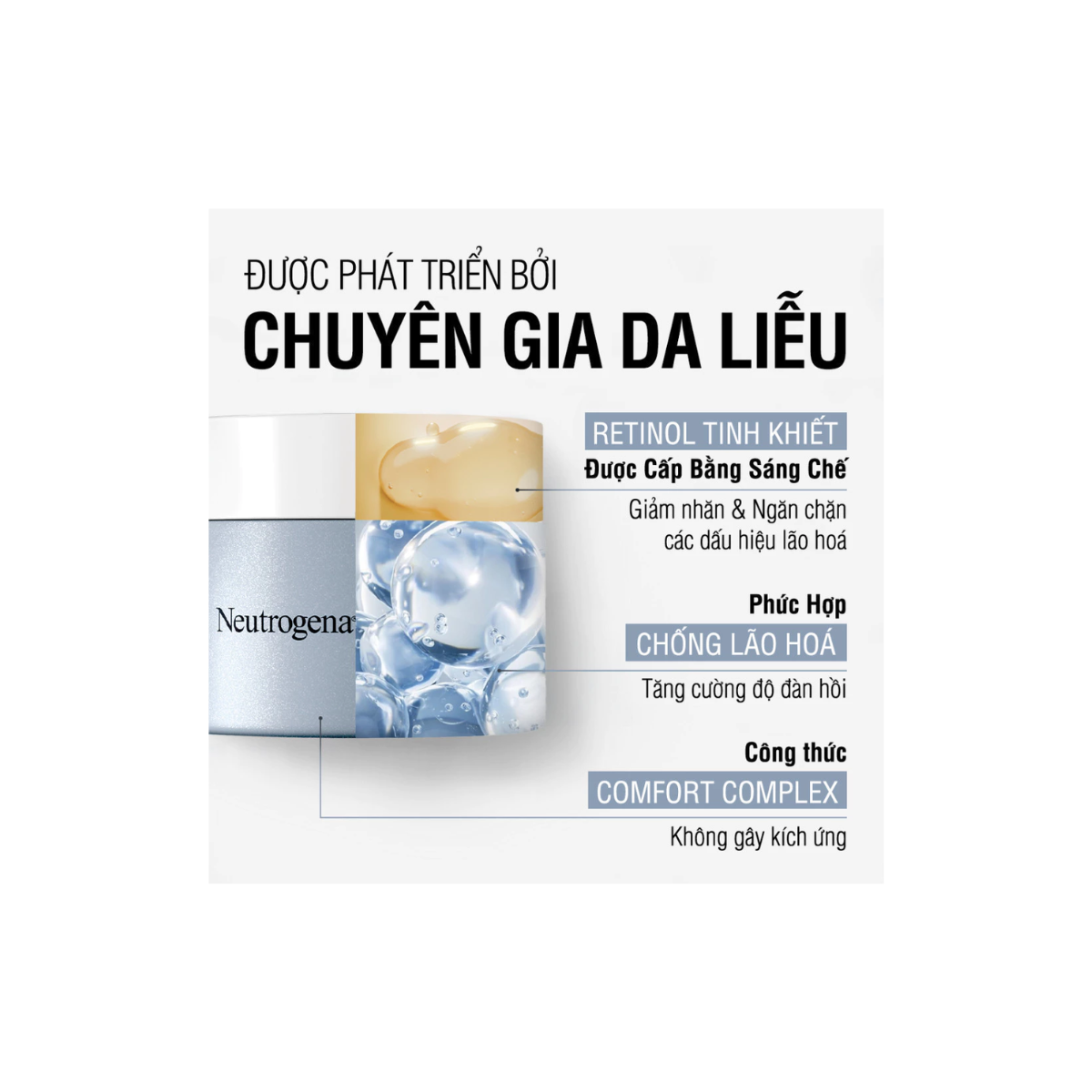 Kem dưỡng Retinol Chống Lão Hóa Giảm Nhăn Neutrogena Visible Repair Regenerating Cream (50g)