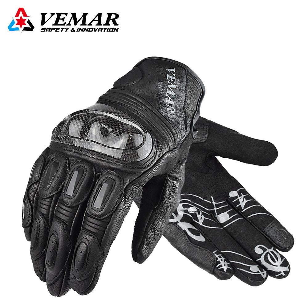 Phong cách mới nhất găng tay chống gió xe máy mới, găng tay bảo vệ bằng sợi carbon, chống rơi xe máy, thiết bị hiệp sĩ địa hình bốn mùa