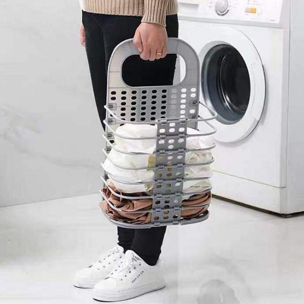 RỔ ĐỰNG THU GỌN QUẦN ÁO , ĐỒ CHƠI , ĐỒ DÙNG TRONG NHÀ TREO TƯỜNG CÓ THỂ XẾP GỌN