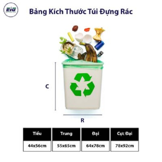 Túi Đựng Rác Gia Đình Văn Phòng Bao Đựng Rác Trường Học Khách Sạn Nhà Hàng