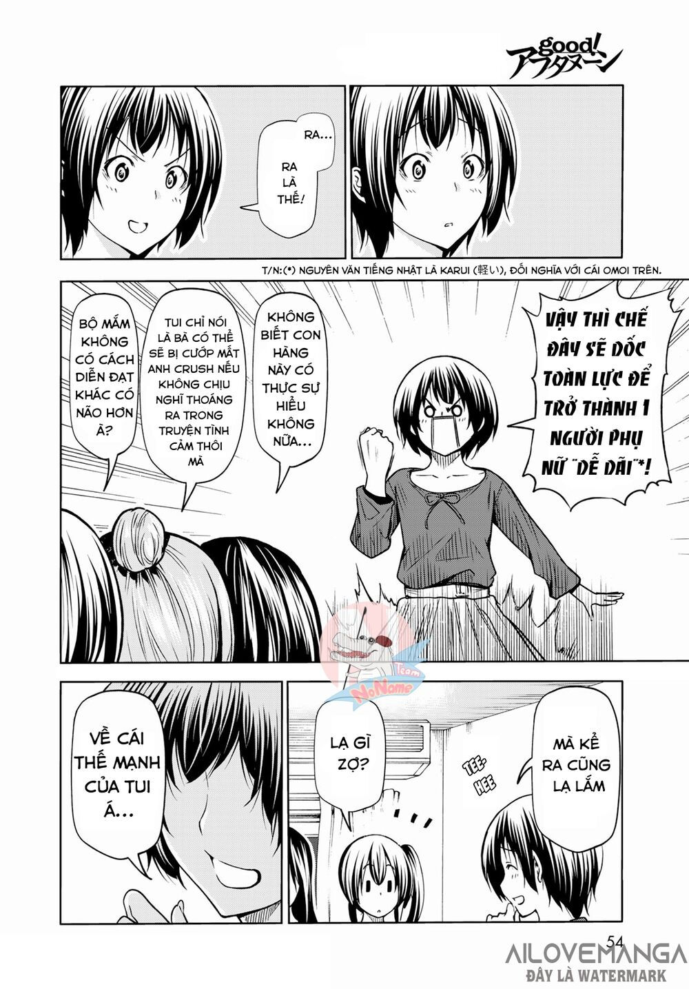 cô gái thích lặn - grand blue chapter 72.2 18