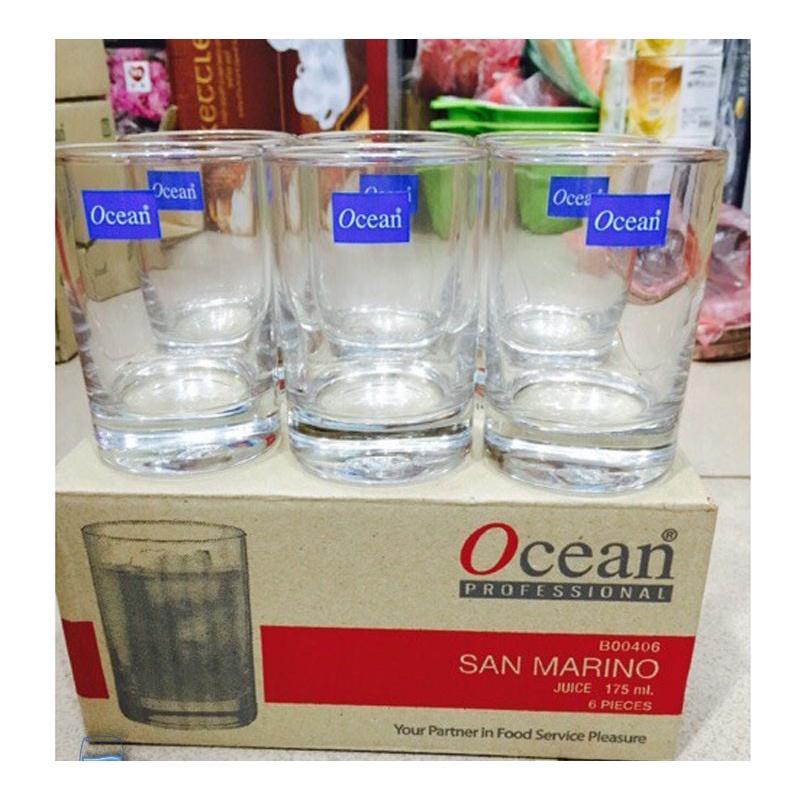 Bộ 6 Cốc Thủy Tinh San Marino Juice Ocean Thái Lan