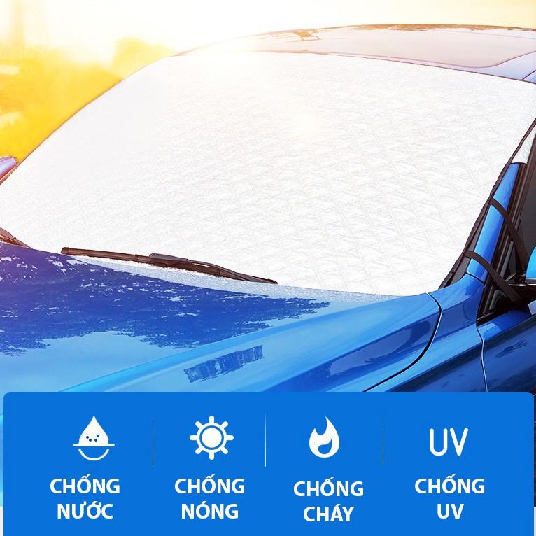 Tấm che nắng, chắn nắng kính lái dạng bạt dày 3 lớp