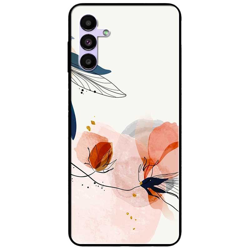 Ốp lưng dành cho Samsung A13 5G - Samsung A33 5G  - Hoa Loang Nền Trắng