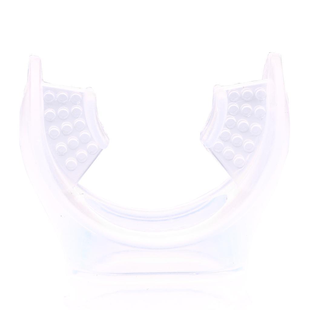 4-25pack Silicone Tube Snorkeling Mouthpiece Diving Regulator