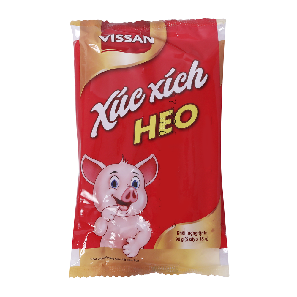 Xúc Xích Tiệt Trùng Vissan Heo 90g
