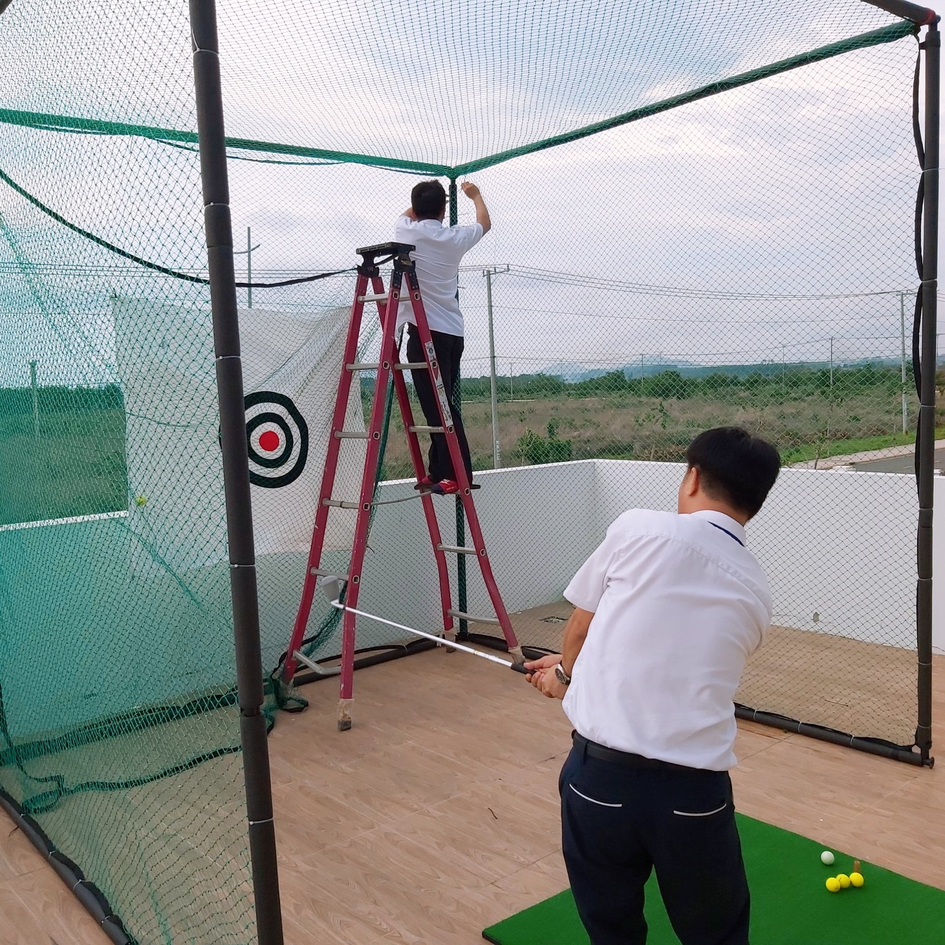 Bộ khung lưới Tập Swing Golf - PGM LXW001: 3M x 3M x 3M