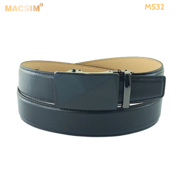 Thắt lưng nam da thật cao cấp nhãn hiệu Macsim MS32