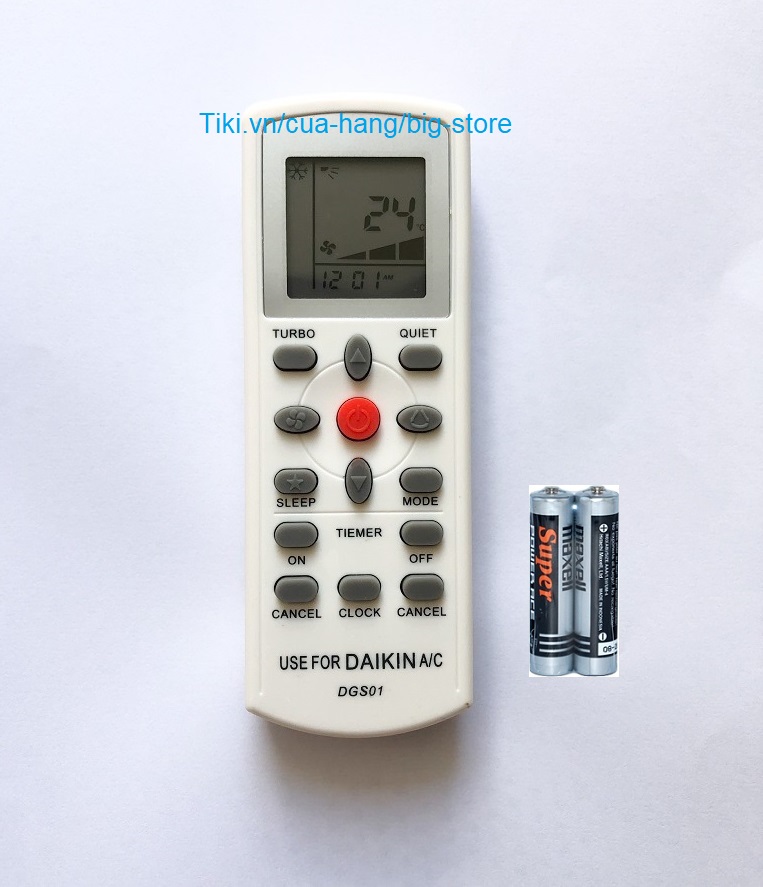 Remote Dành Cho DAIKIN Điều Khiển Máy Lạnh Điều Hòa DGS01