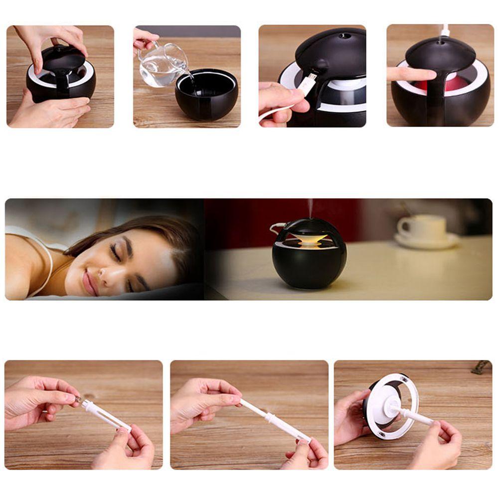 450 Ml Bóng Máy Phun Sương Tạo Độ Ẩm Hương Thơm Đèn Tinh Dầu Siêu Âm Điện Máy Khuếch Tán Tinh Dầu Mini USB Máy Tạo Độ Ẩm Không Khí Phun Sương Tạo Ẩm Hình Ếch Con