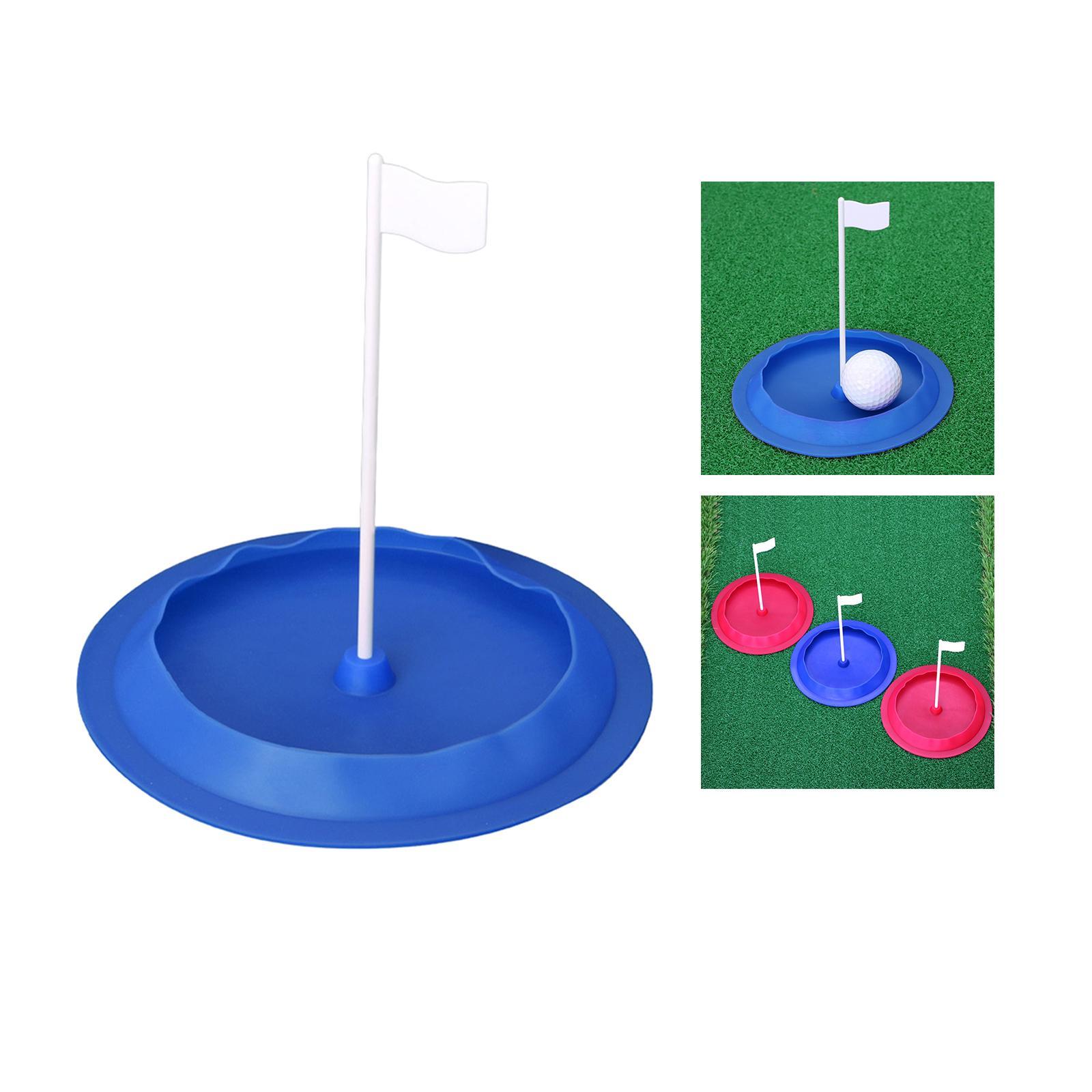 Golf Putting Cup Adults Practice Durable with Flag Putting Training Aid