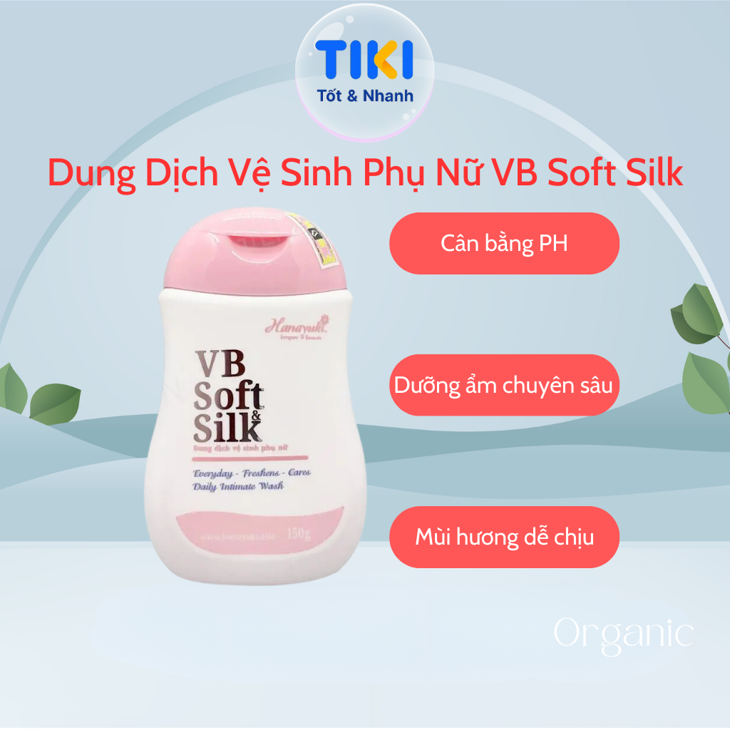Dung Dịch Vệ Sinh Phụ Nữ Hanayuki Màu Hồng Vb Soft Silk - Ddvs Hana Phiên Bản Mới