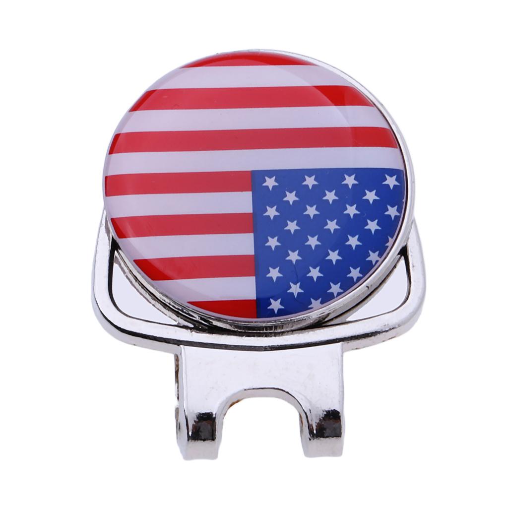 2xPortable Golf Hat Clip Ball Marker Putting Alignment Aiming Tool Golf Gift
