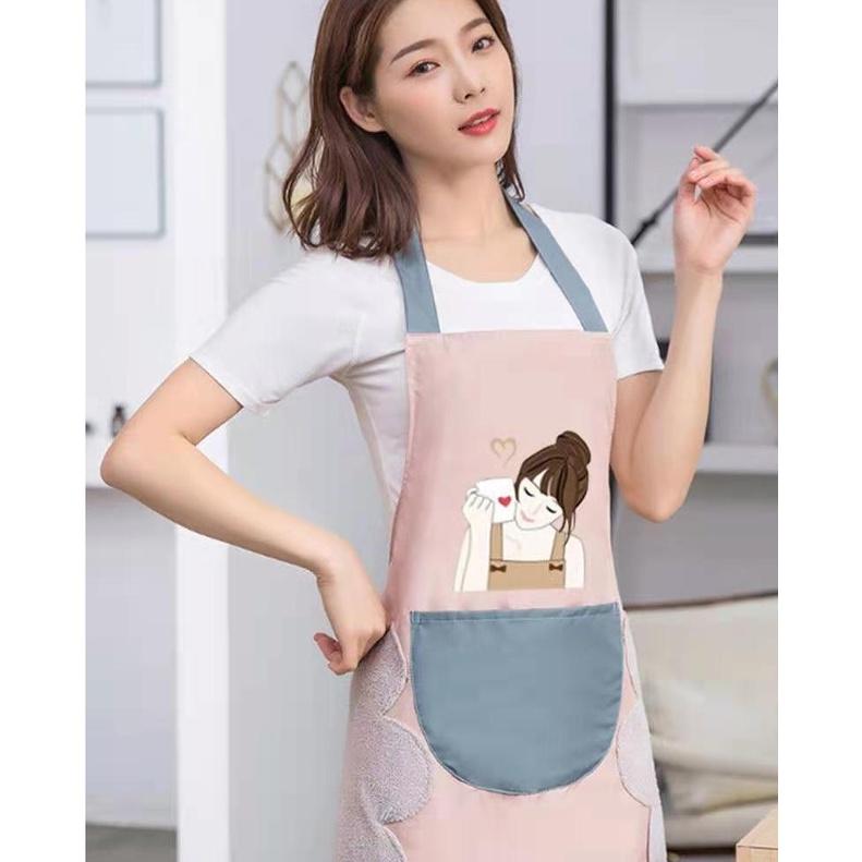 Bộ 2 tạp dề Chống Nước Tươi Mới và Trang Nhã