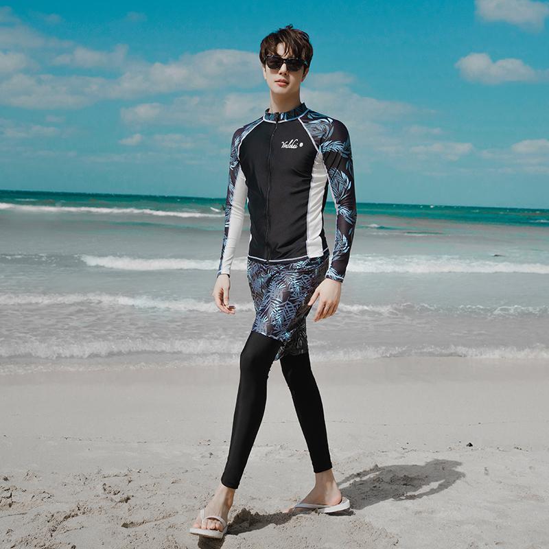 Bộ Đồ Bơi Hai Mảnh Dài Tay Chống Nắng Thời Trang Cho Nữ