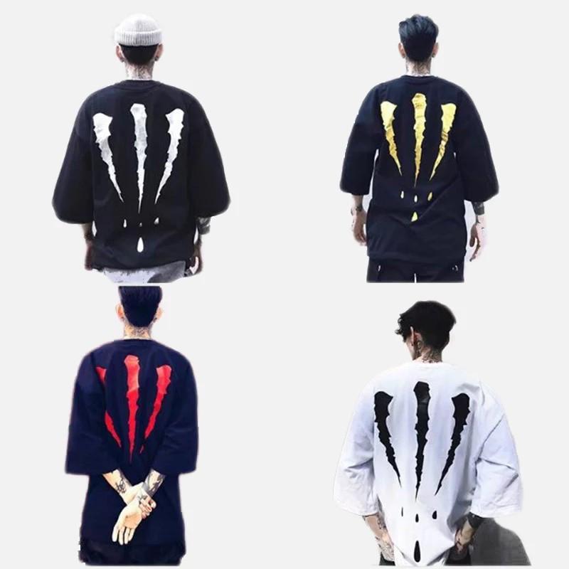 áo thun tay lỡ nam nữ form rộng Stee Móng Vuốt Khủng Long nhiều màu nhủ Ngầu Store aothununisex aophongnam