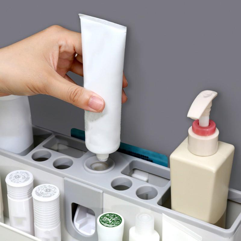 Hộp đựng bàn chải và kem đánh răng dán tường