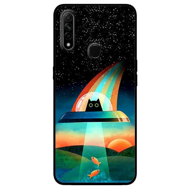 Ốp lưng dành cho Oppo A31 - Oppo A8 2020 - Mèo Hành Tinh