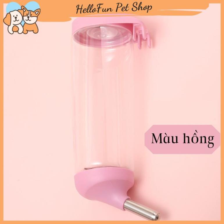 Bình nước tự động gắn chuồng cho thú cưng 500ml
