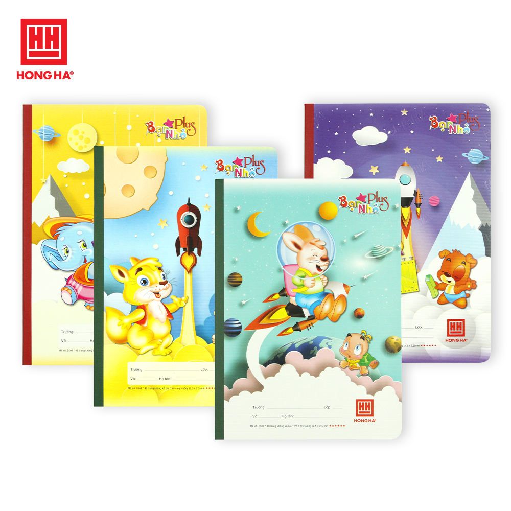 Vở Ô ly 48 trang School Bạn nhỏ Plus 0509P