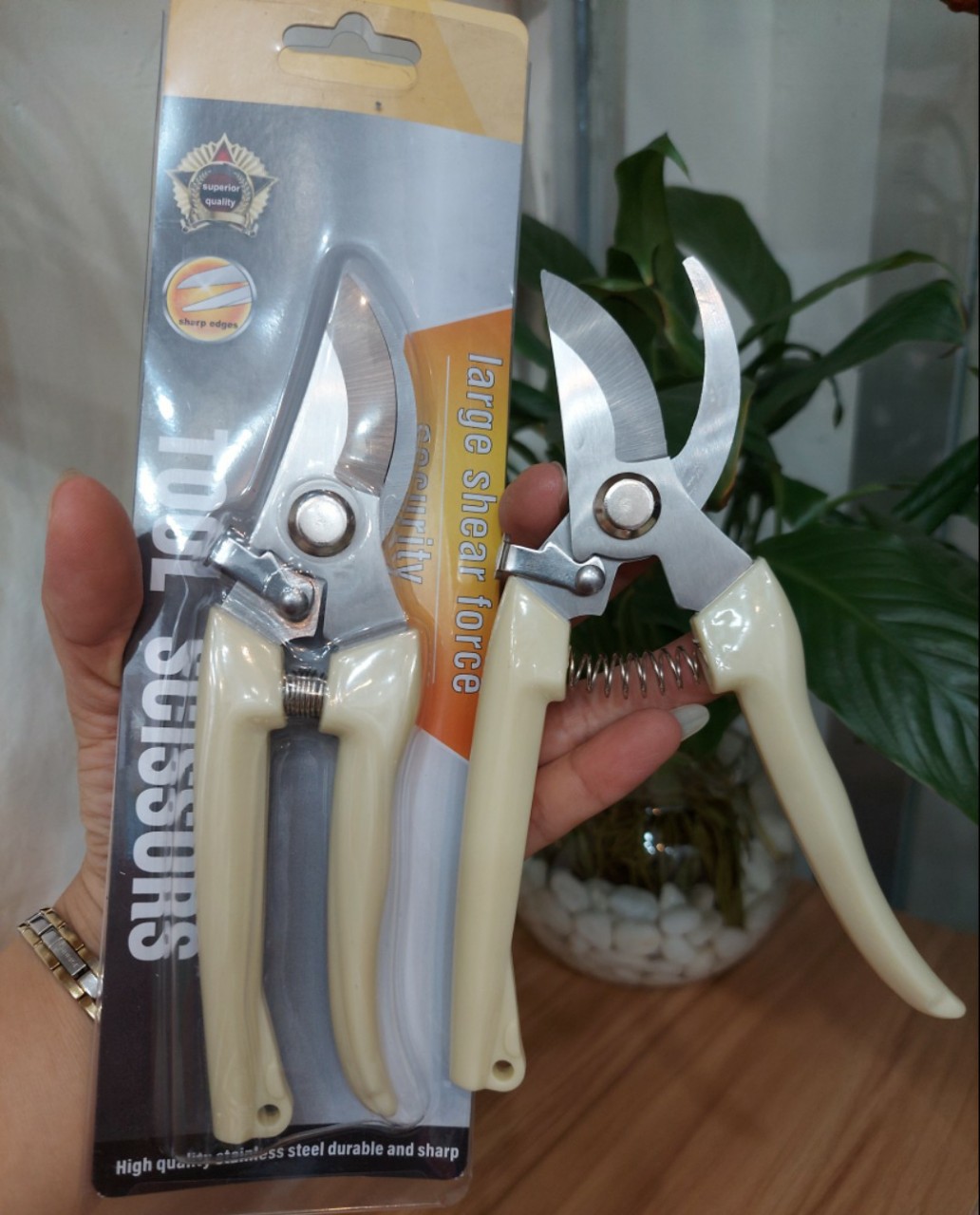 Kéo cắt bấm tỉa cành cây cao cấp sắc bén chuyên nghiệp, kéo làm vườn