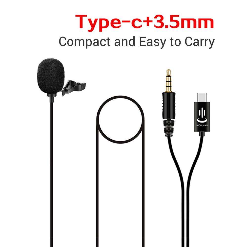 Kẹp micrô đa hướng Lavalier giắc cắm 3.5mm