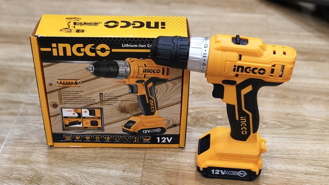12V Máy khoan vặn vít dùng pin INGCO CDLI1221