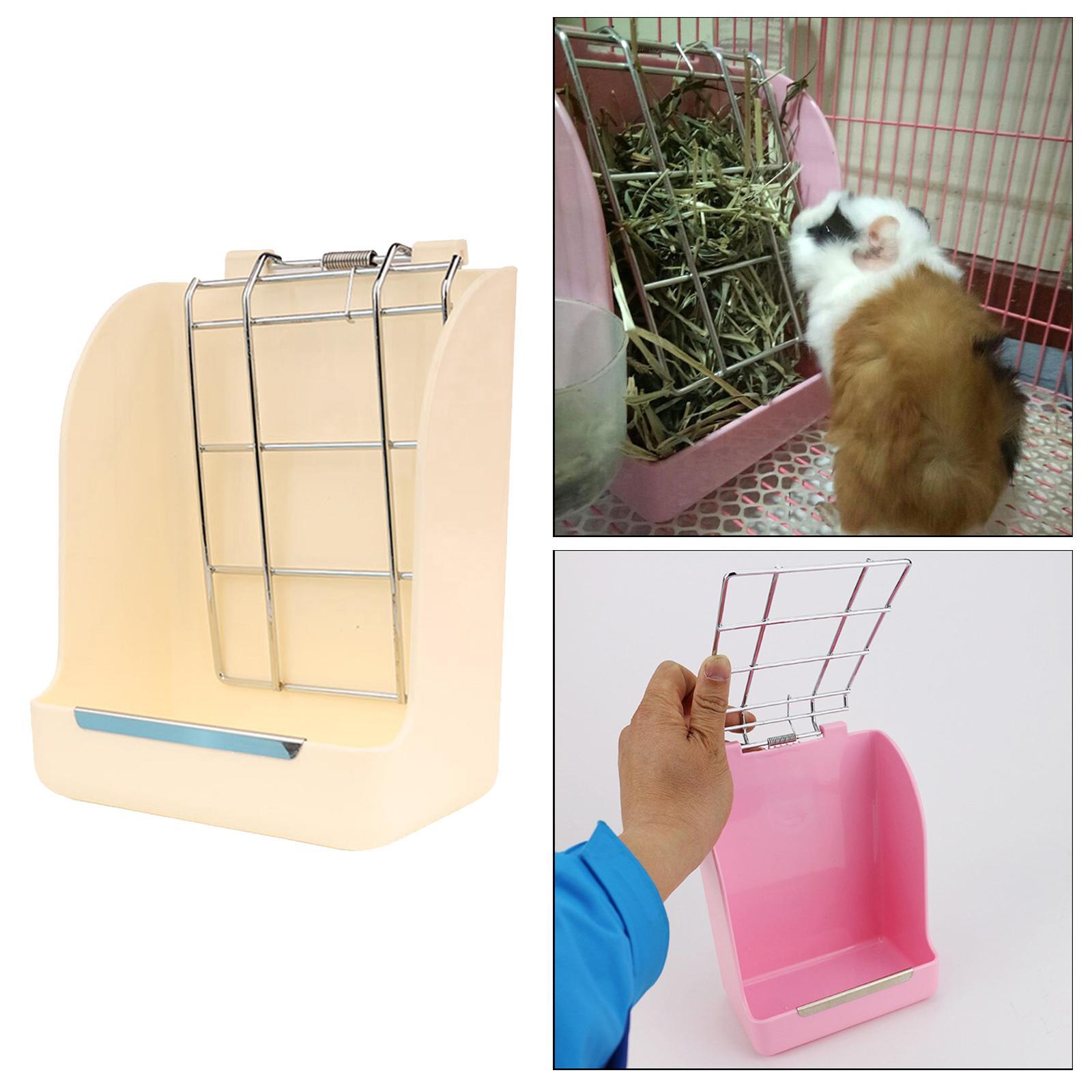 3Pcs Hanging Rack Bowl Food Dispenser Rabbit Feeder for Herbivore Guinea Pig