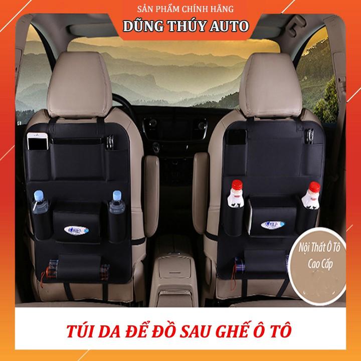 TÚI ĐỂ ĐỒ ĐA NĂNG SAU GHẾ Ô TÔ CHẤT LIỆU DA TIỆN LỢI