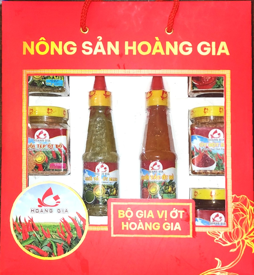 Đặc Sản Bình Thuận -Bộ gia vị ớt Hoàng Gia- Ocop 3 Sao
