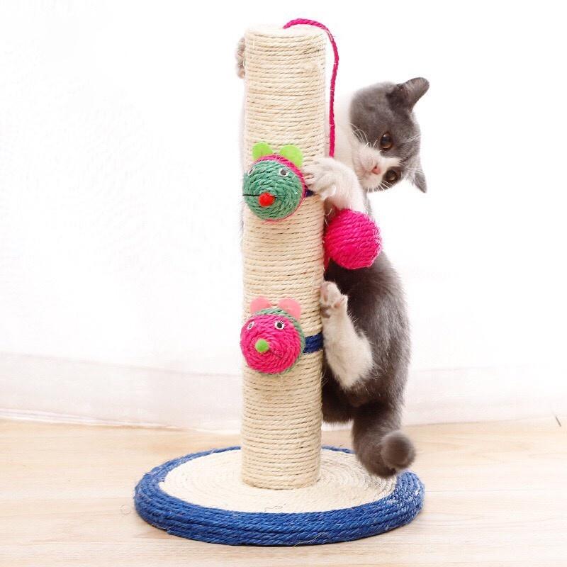 Trụ Cào Móng Bàn Cào Móng Cho Mèo Cattree Có Bóng Treo