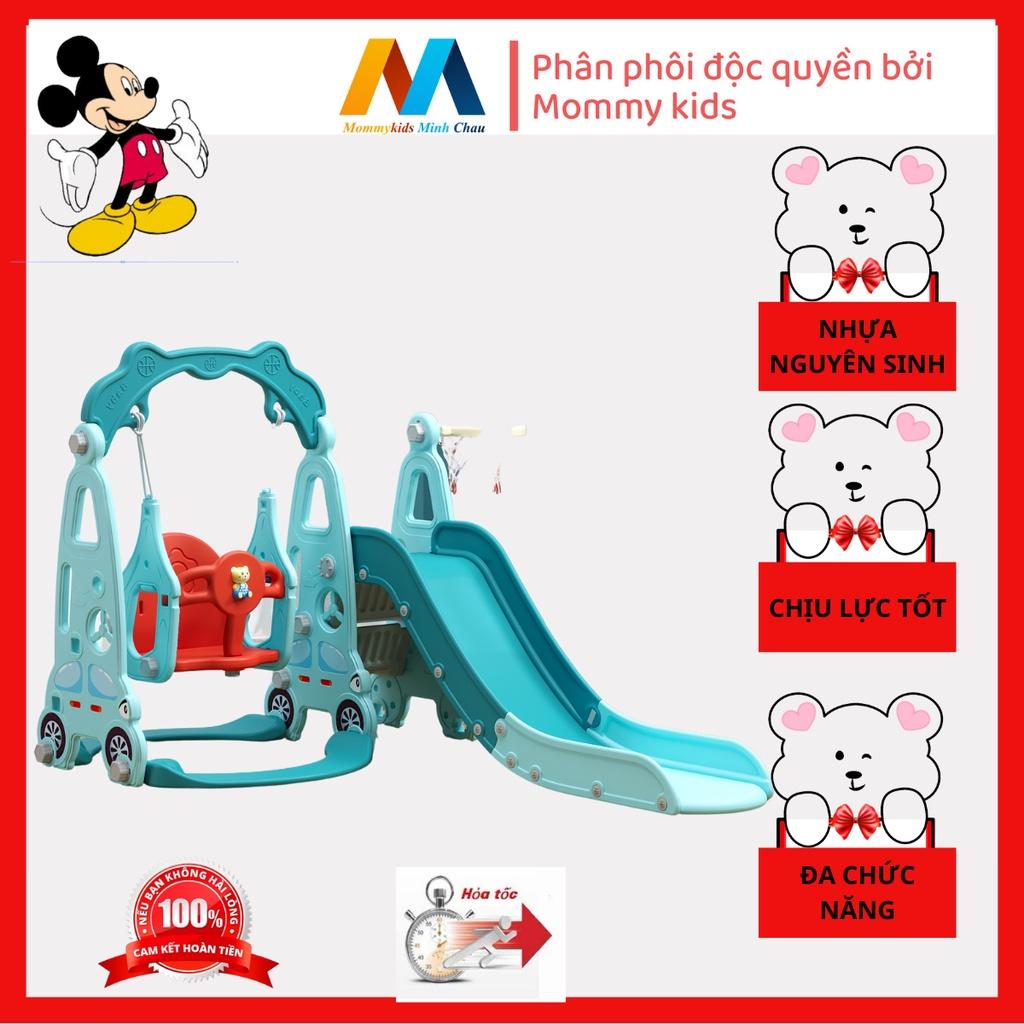 Cầu Trượt Xích Đu MOMMYKIDS MINH CHÂU MẪU Ô TÔ CHO Bé TỪ 1-6 TUỔI THÀNH CAO