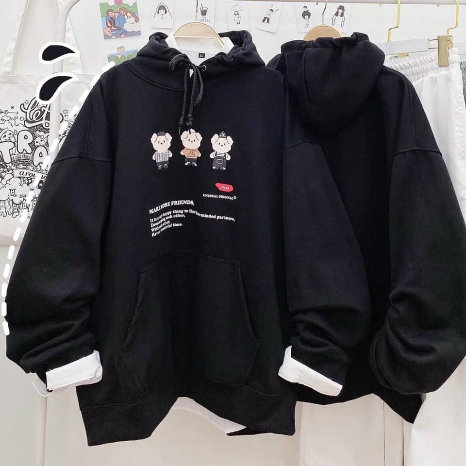 Áo Hoodie Nỉ - Áo Khoác Nỉ Nam Nữ Unisex MMF 2 Màu Cực Hot - Kèm DEAL Sốc