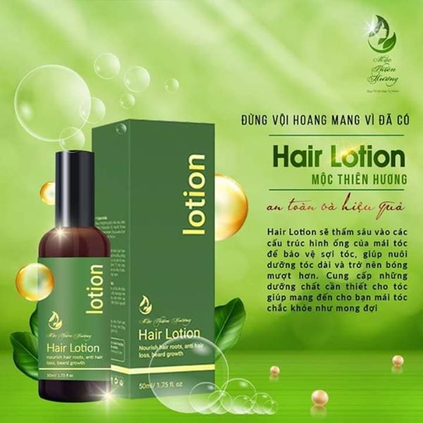 Xịt giúp ngăn rụng tóc, kích thích mọc tóc Hair Lotion Mộc Thiên Hương 50ml