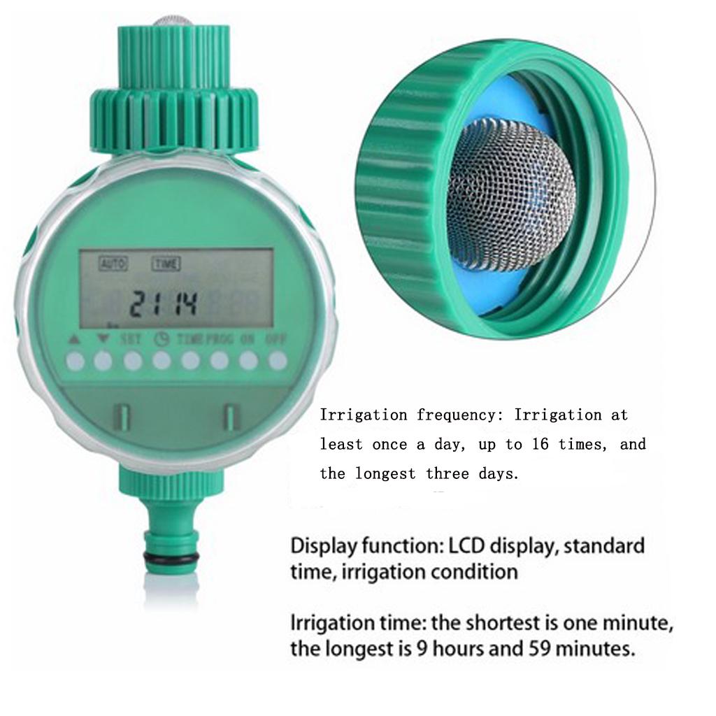 Intelligent Irrigation Water Timer Saver Lawn Sprinkler Controller 16Time