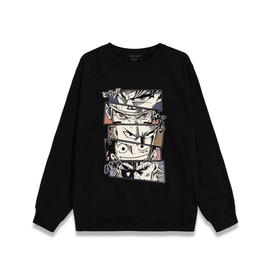 Áo NarutoBST mẫu áo Sweater in hình Anime Naruto Itachi - One Piece - TOkyo Revenger - Neon Genesis siêu chất