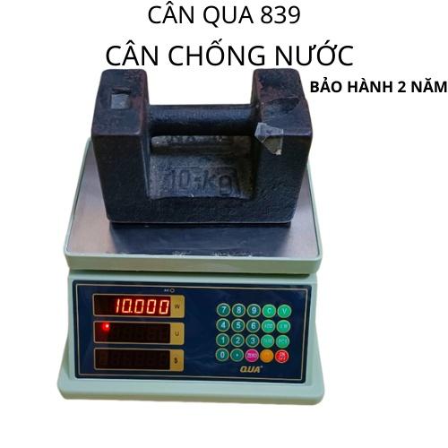 Cân điện tử tính tiền chống nước QUA dùng cho nhà hàng bán hải sản,tôm, cua,cá bảo hành 2 Năm