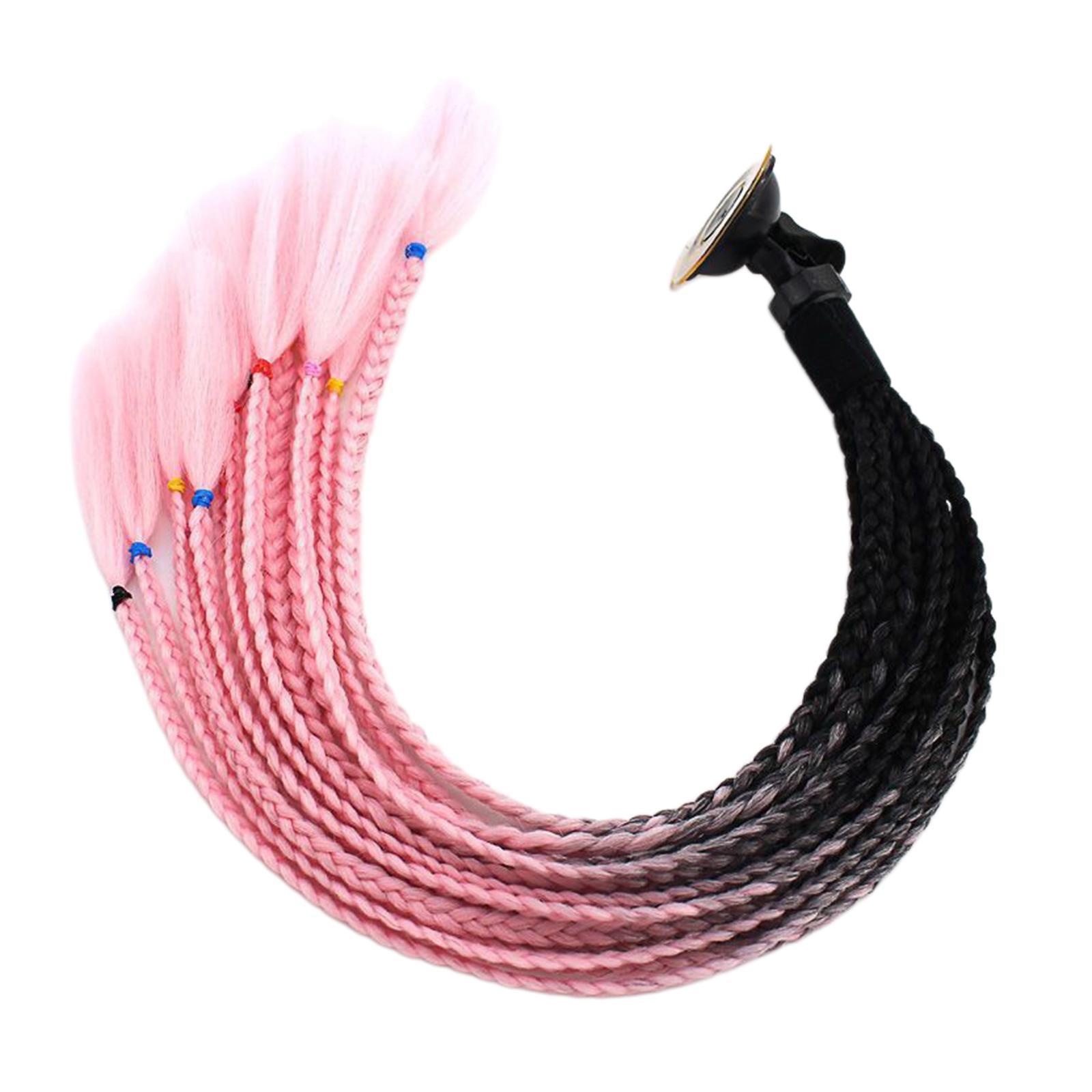 2X 55cm Hair   Gradient Ponytail for Motorcycle