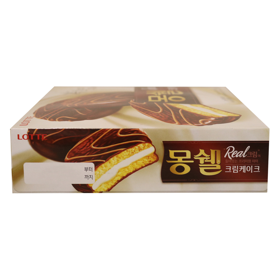 Bánh Xốp Nhân Kem Nhập Khẩu Hàn Quốc Mongswell Lotte