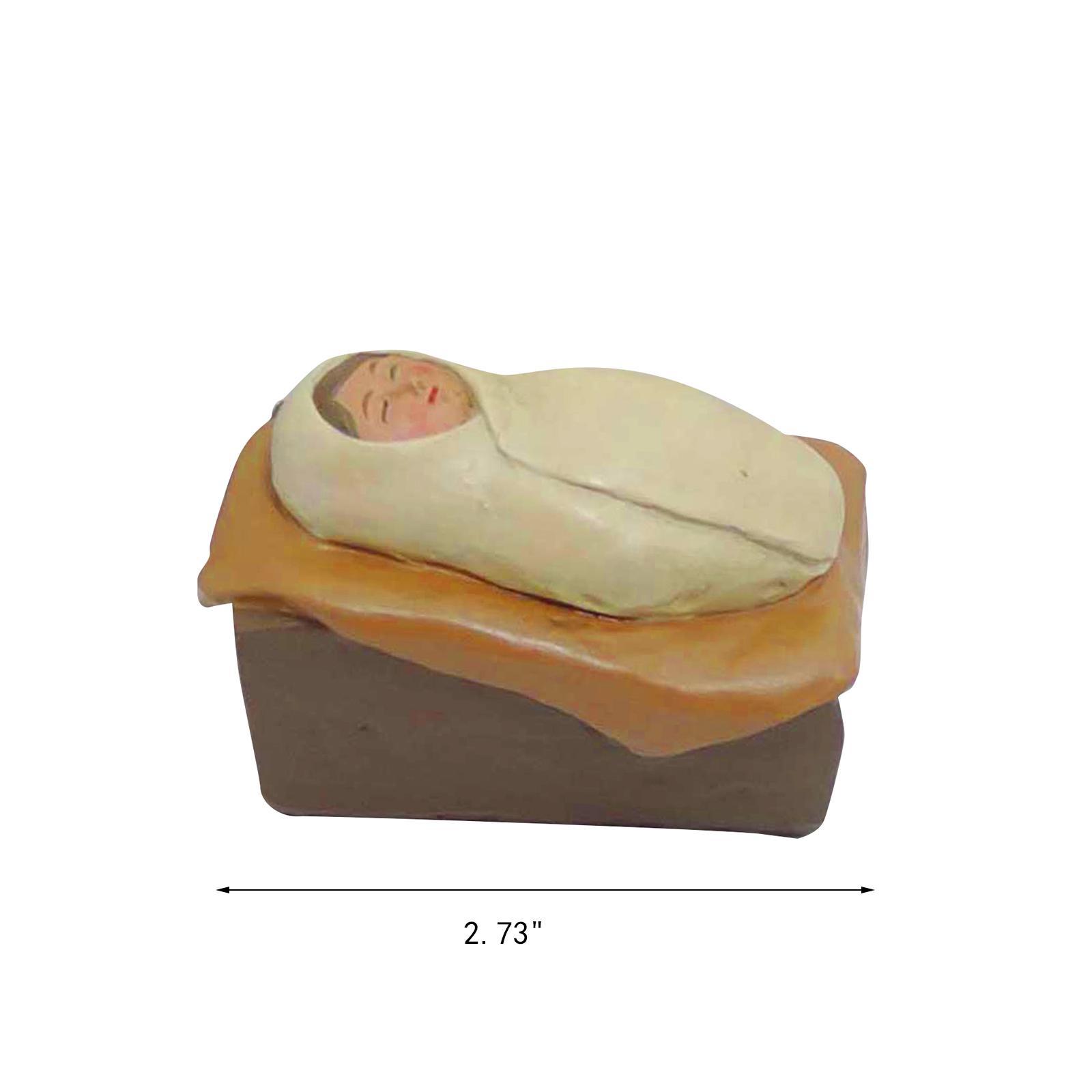 Sleeping Baby Statue Ornament Miniature Sculpture for Office Tabletop