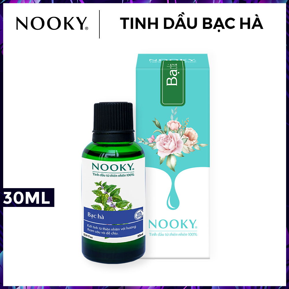 [30ml] Tinh dầu Bạc hà NOOKY 100% Thiên Nhiên - TORO FARM