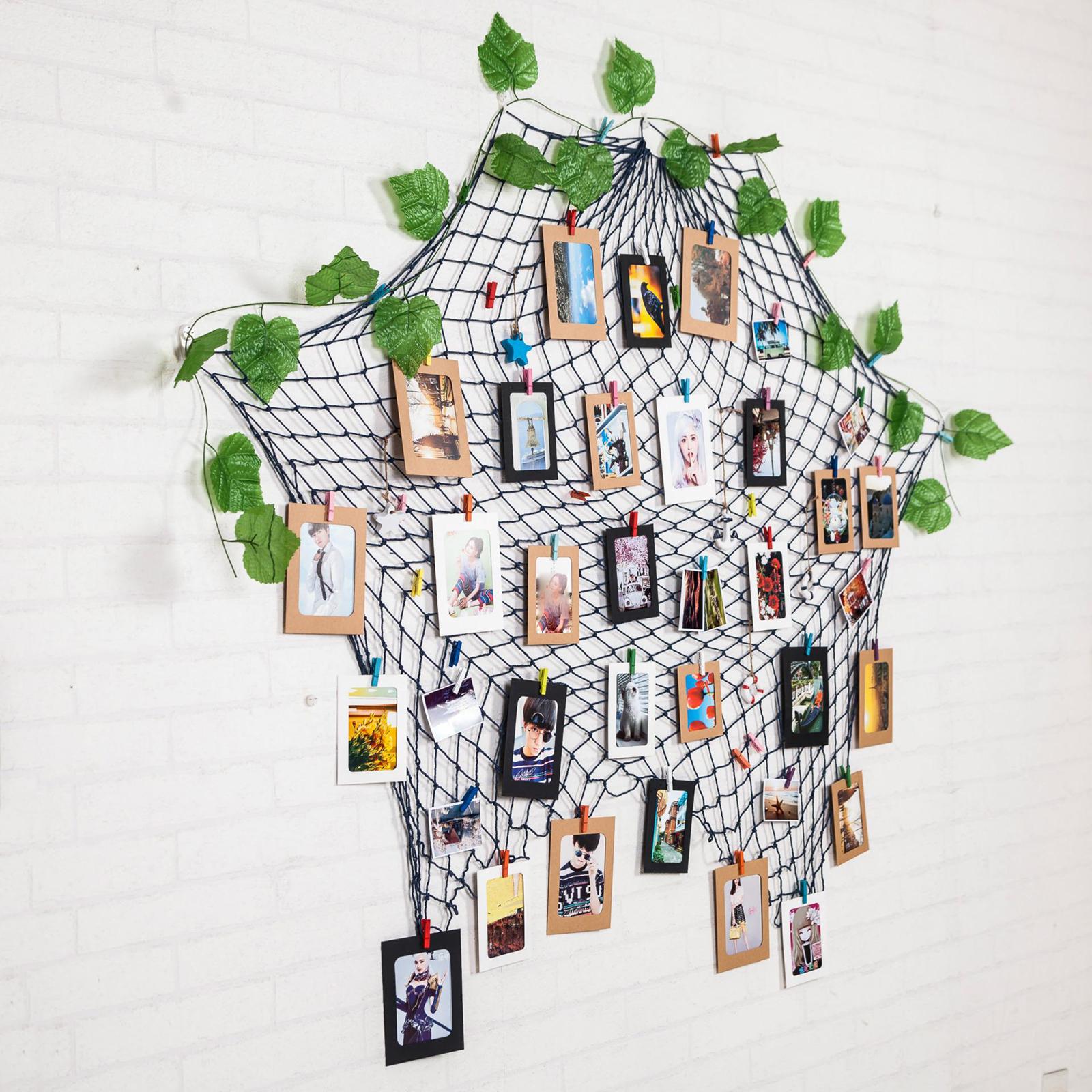 Paper Photo Picture Frame Display Craft Rope Clip Ornaments 30pcs 3in